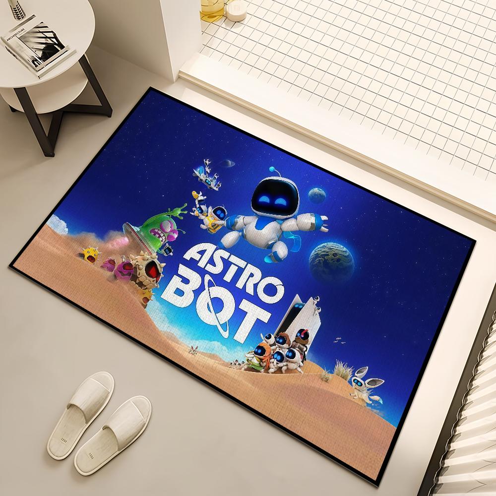 Игра A-Astro Bot Маленький ковер Прикроватный Кухня Ванная Гостиная Дом Дом Спальня Напольный коврик Придверный коврик Украшение