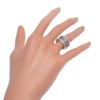 Bvlgari Кольцо B-Zero1 Be zero one 4 полосы розовое K18 белое золото/гранат #3.9(Наш размер) 12,6 г Женское Б/У
