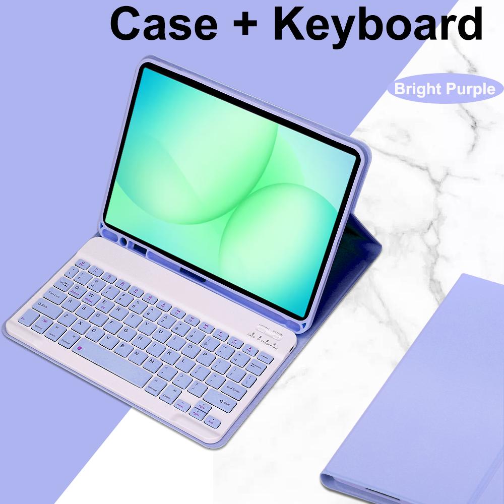 Case for Samsung Galaxy Tab A11 Plus 11 Inch, Detachable Bluetooth Keyboard Cover for Samsung Tab A11+ SM-X230/235/236B/310/315
