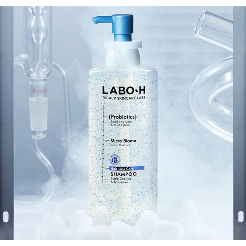 LaboH Функциональный шампунь «Охлаждение кожи головы и отсутствие кожного сала», 1 шт., 400 мл