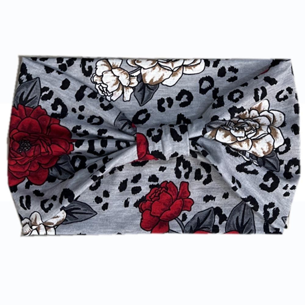 Boho Print Wide Headbands Extra Large Yoga Headband Fashion Twisted Headbands Hair Accessories