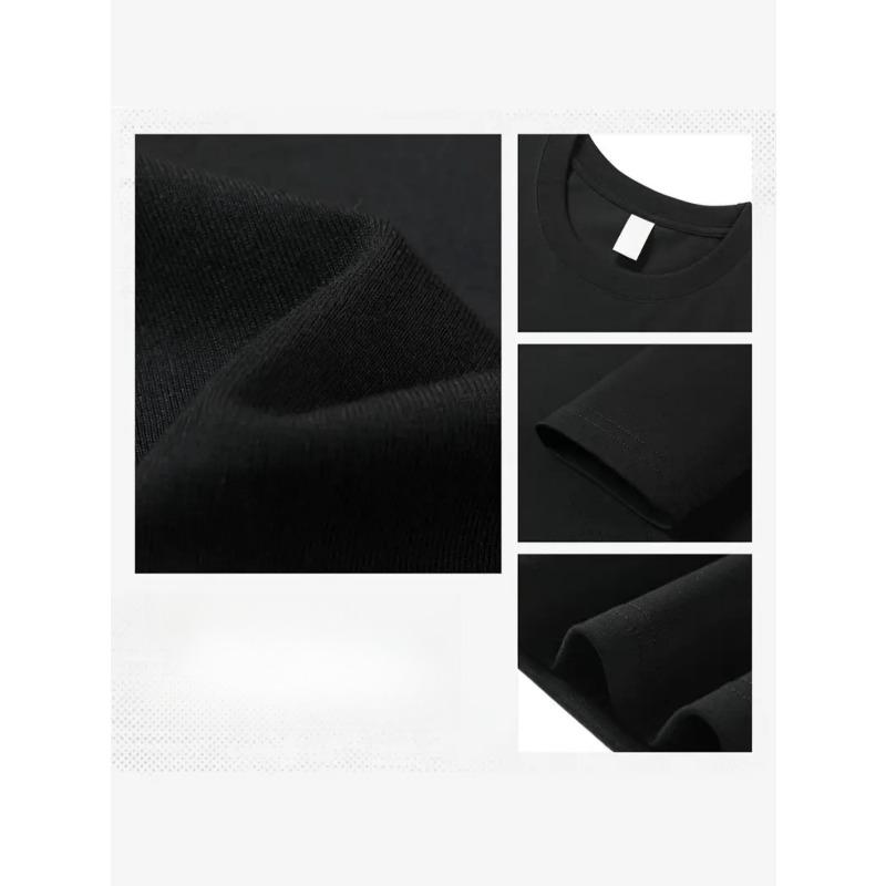 Европейские размеры Мужская ретро-футболка с узором "Музыка и природа" | Дизайн: Черная акустическая гитара и закат над озером, Свободный крой, Короткий рукав, Круглый вырез