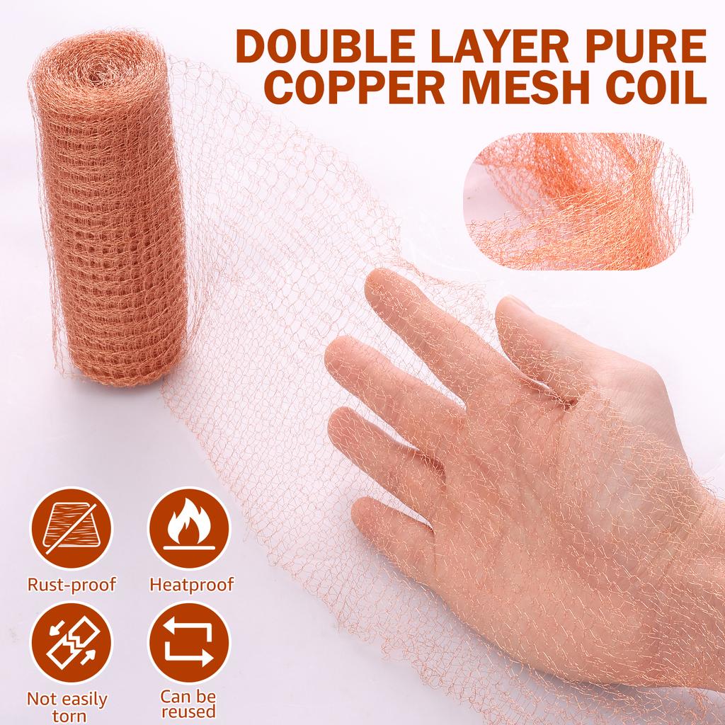 Медная сетка против вредителей Сетка из медной проволоки против улиток Сетка для защиты от сигналов Сетка из медной проволоки для грызунов Проволока для защиты растений Садовые принадлежности