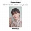 Seventeen RIGHT HERE WORLD TOUR Набор коллекционных карточек Официальная фотокарточка