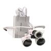 Dental Binocular Loupes Glasses Head Band Magnifier with 5W LED Light Headlam 3.5X