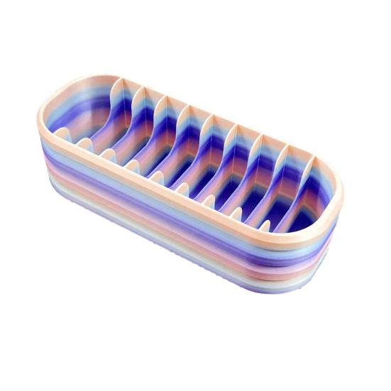 Коробка для хранения алмазных пакетиков Держатель для аксессуаров для алмазной живописи с 10 отделениями Органайзер для расходных материалов для рукоделия для алмазных пакетиков, ручек и инструментов