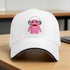 Розовая бейсболка Domo Kun с наушниками Охота Кемпинг Горячая Распродажа Хип-Хоп Кепки Женские Унисекс yk Милый Дизайн Бейсболки