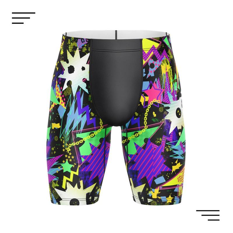 Mens Digital Print Swim Trunks Quick-Dry Board Shorts Pool Beach Water Sports