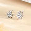 Double-layer Diamond Earrings Women's New Fashion Personalized Design Sense Trendy Earrings Niche Temperament Ear Jewelry