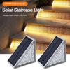 Outdoor Waterproof Staircase Lights Courtyard Bright Atmosphere Decoration Lamp Anti-theft Solar Staircase Lighting Device 80 * 80 * 55mm