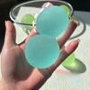 Сквиши Синий Мальтозный Игрушка-Жмякалка Прозрачный Моти Тактильная Игрушка-Антистресс Мячик с Кокосовым Маслом Медленно-Возвратная Игрушка-Декомпрессор Рождественский Подарок