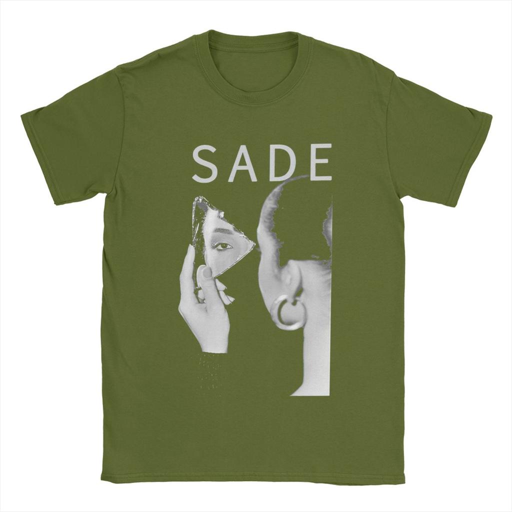 Sades Adu Футболки для мужчин Крутые хлопковые футболки Круглый вырез Короткий рукав Футболка Уникальная одежда