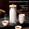 Одноразовые чайные чашки Кунг-фу из пшеничной соломы