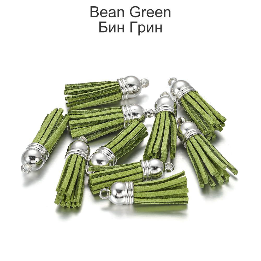 20pcs/lot 38mm Tassel Vintage Leather Tassels Fringe for Purl Macrame Pendant For DIY Jewelry Making Supplies Accessories