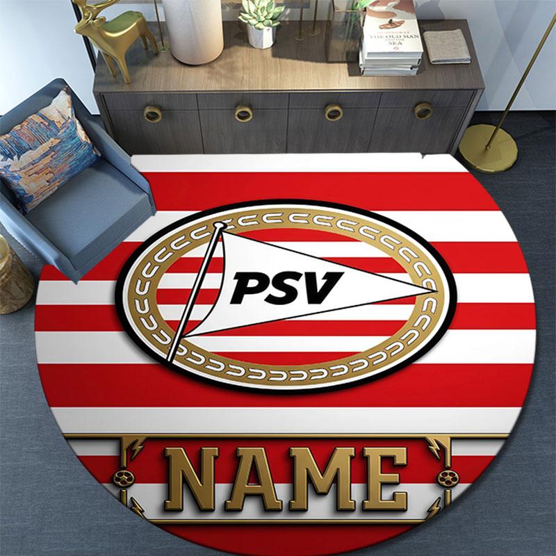 Custom Name,PSV pattern round rug,Carpet Rug for Living Room Bedroom Playroom ,Non-slip Floor Mat,Holiday Gifts and Birthday Gifts.