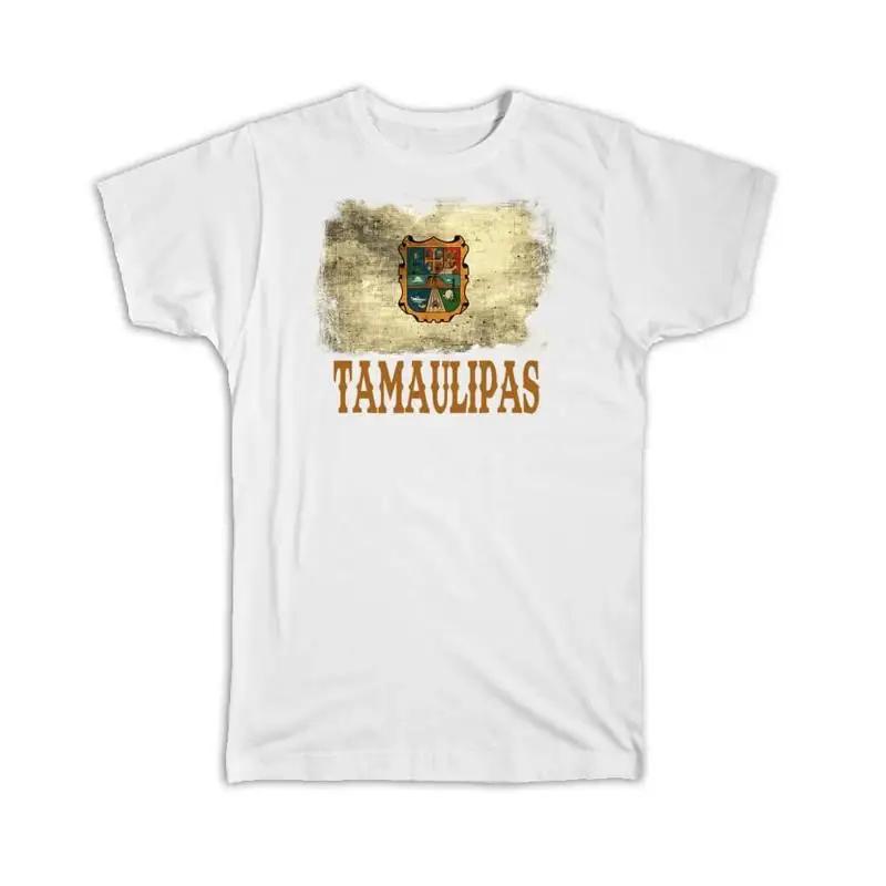 Tamaulipas Mexico Distressed Flag Vintage Mexican Expat Country T Shirt