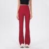 Lu New Threaded High-Waist Bell-Bottom Yoga Pants - Hip Lift, Slimming, All-Match, High Elasticity, Comfortable for Indoor or Outdoor Wear.
