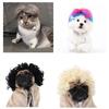 Кошка Собака Домашние животные Парики Головной убор Забавный костюм Щенок Трансвестит Косплей Одевание Милые питомцы Набор для волос Забавный реквизит Головные уборы Аксессуары