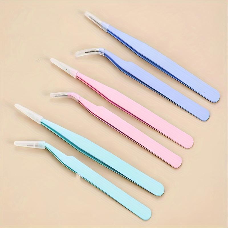 2 шт., пинцеты из нержавеющей стали, цветные пинцеты, пинцеты Guka