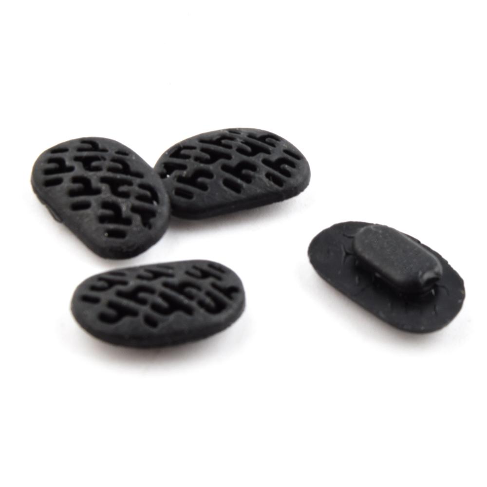 10Pairs(20pcs) Black Anti Slip Rubber Nose Pads For Eyeglasses Sunglass Spectacles Eyewear Push On Glasses Nose