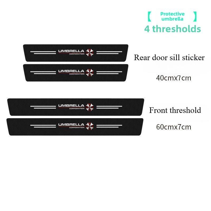 4 шт./компл. General Motors пороговая полоса защита устойчивые к царапинам наклейки наклейки на багажник автомобиля декоративные изделия для автомобиля