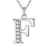 Hip-Hop Diamond Initial Necklace - Stylish 26-Letter Pendant for Men and Women