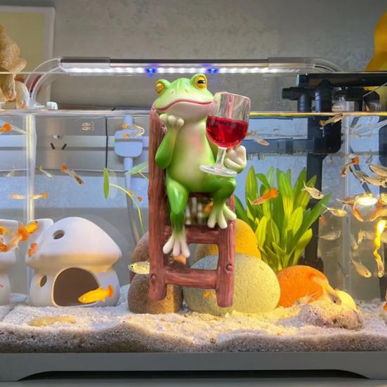 Garden Ornament Pot Hanger Frog Ladder Design Weather-Resistant Resin Pot Edge Ornament Plant Display Accessory