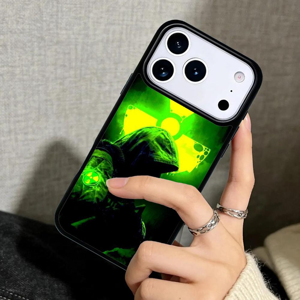 Capa Case for iPhone 17 Air 16 Pro Max 15 Plus 11 13 Mini 14 12 Back Phone Cover Nuclear Mask Gas Mask