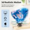 60cm 3D Fan Hologram Projector HD Advertising Real Time Display LED Light For Mall Counter Store Party Advertise Logo Projector