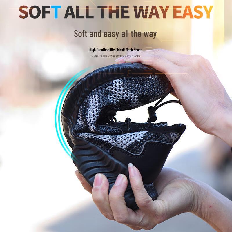 Alliance Messenger Дышащие защитные ботинки Flyknit с стальным носком