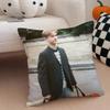 MMartin Freeman Cushion Cover Throw Pillow Cover Hidden Button Durable Polyester Chair Cushion