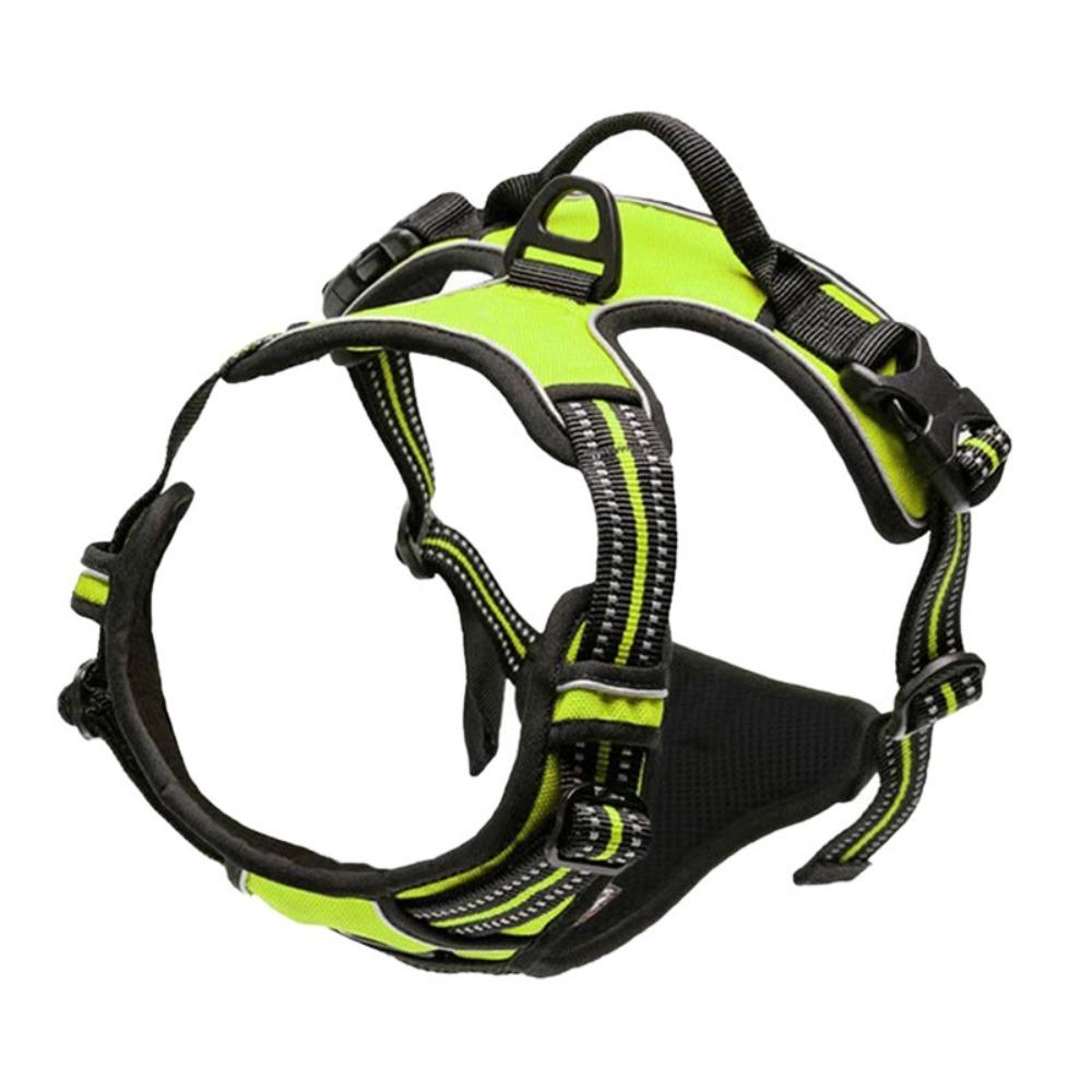 Reflective No Pull Dog Harness Vest Nylon Breathable Dog Chest Strap Adjustable Dog Leash Vest Large and Medium-sized Dog