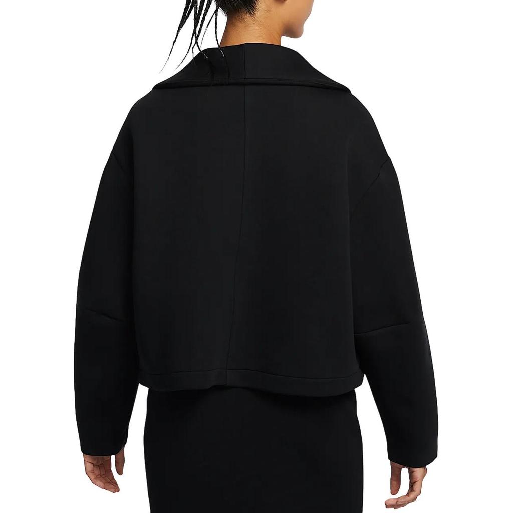 Nike Спортивная одежда Tech Fleece Удобная Мягкая Стильная Куртка с длинным рукавом Женские куртки Черный HJ0970010