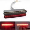 Motorcycle Rear Brake Light Mini 12V 11LED Tail Stop Light Lamp for Dirt Bike Motorbike License Plate Light Decorative Lamp