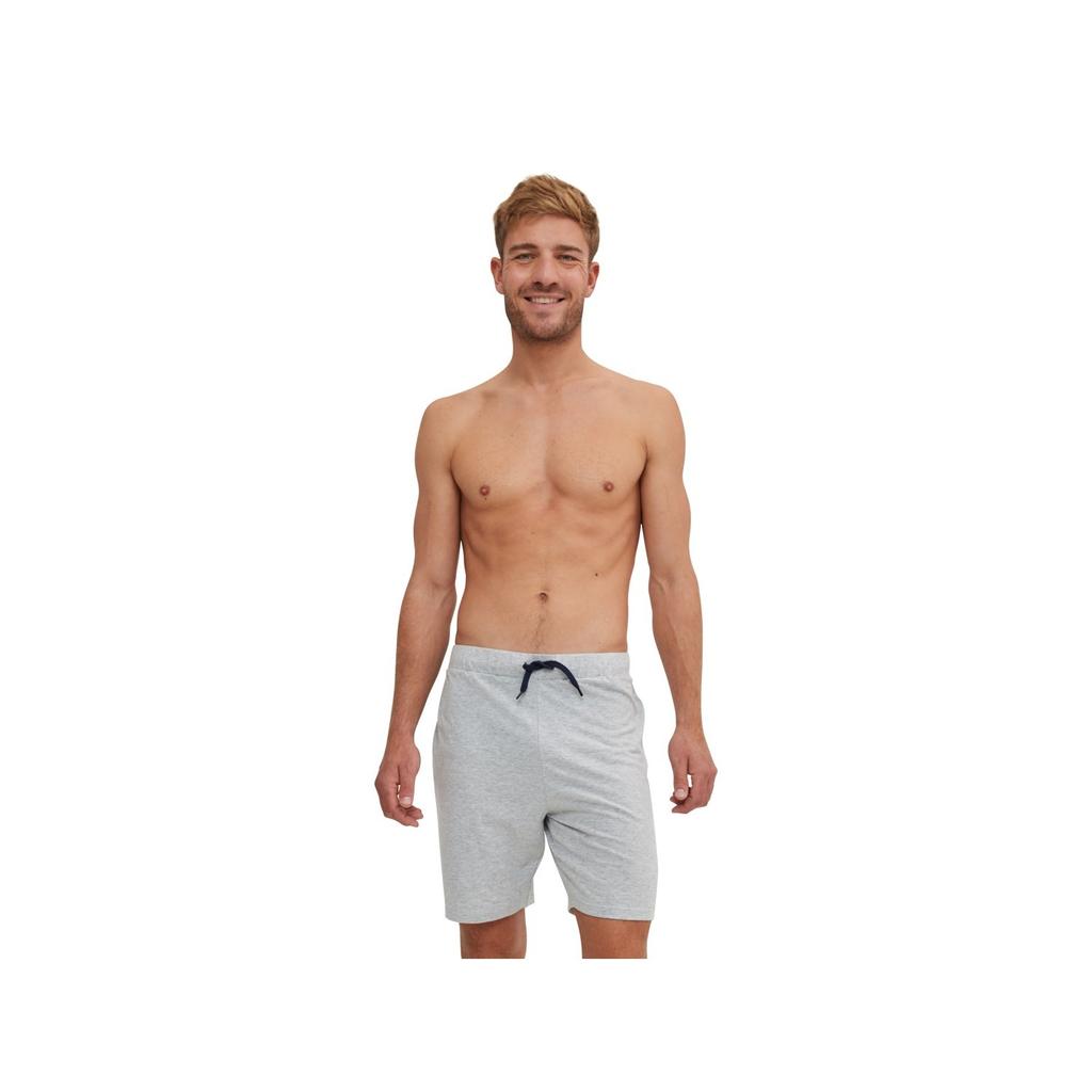 Короткий пижамный комплект Мужская хлопковая футболка с круглым вырезом