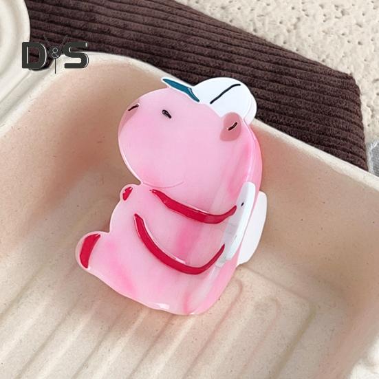 Заколка для волос в форме капибары, противоскользящие зубцы, женская заколка для волос, большой зажим для волос, аксессуар для волос