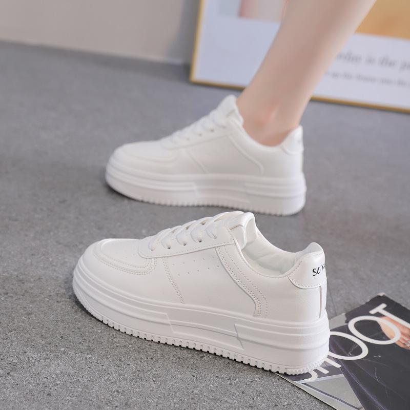New Students' Versatile Casual Women's Thick-soled Board Shoes