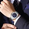 Luxury Man Watch Business Waterproof Male Clock Luminous Date Stainless Steel Square Quartz Men Watch reloj hombre