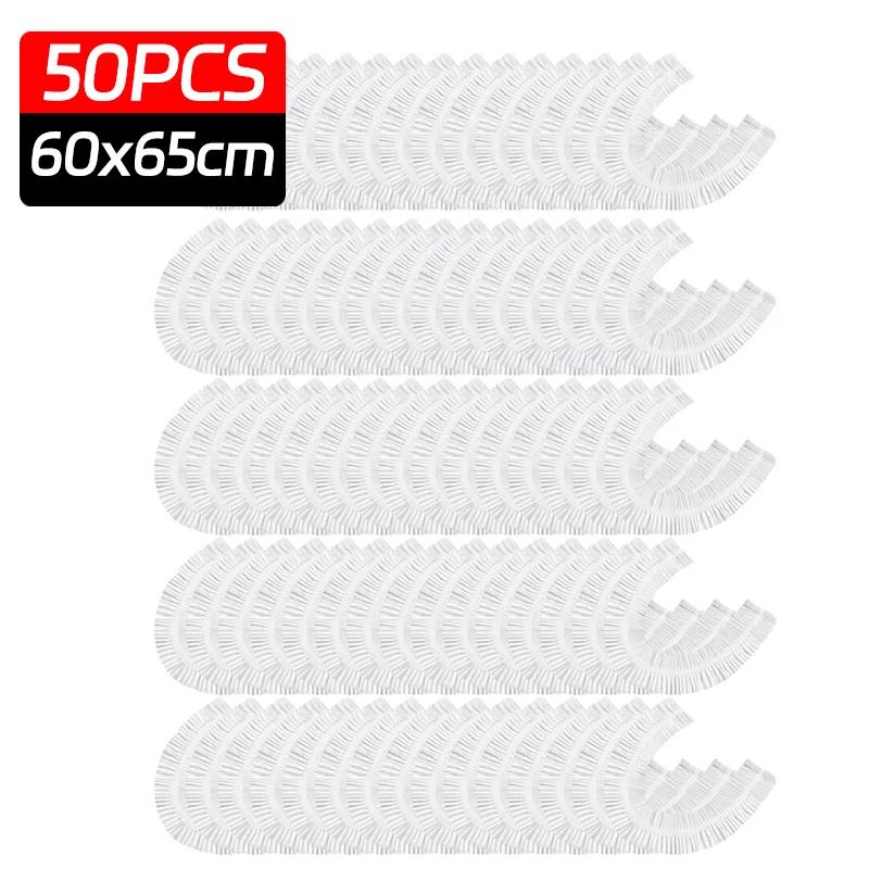 50/10 шт. Одноразовая крышка для микроволновой печи, утолщенная, прозрачная, для вентилятора, рисоварки, бытовой техники, защита от пыли, кухонные инструменты