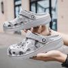 Мужские тапочки на камуфляжной платформе, уличные летние сабо, женские пляжные сандалии, мужские мягкие домашние шлепанцы из ЭВА, домашние шлепанцы для влюбленных