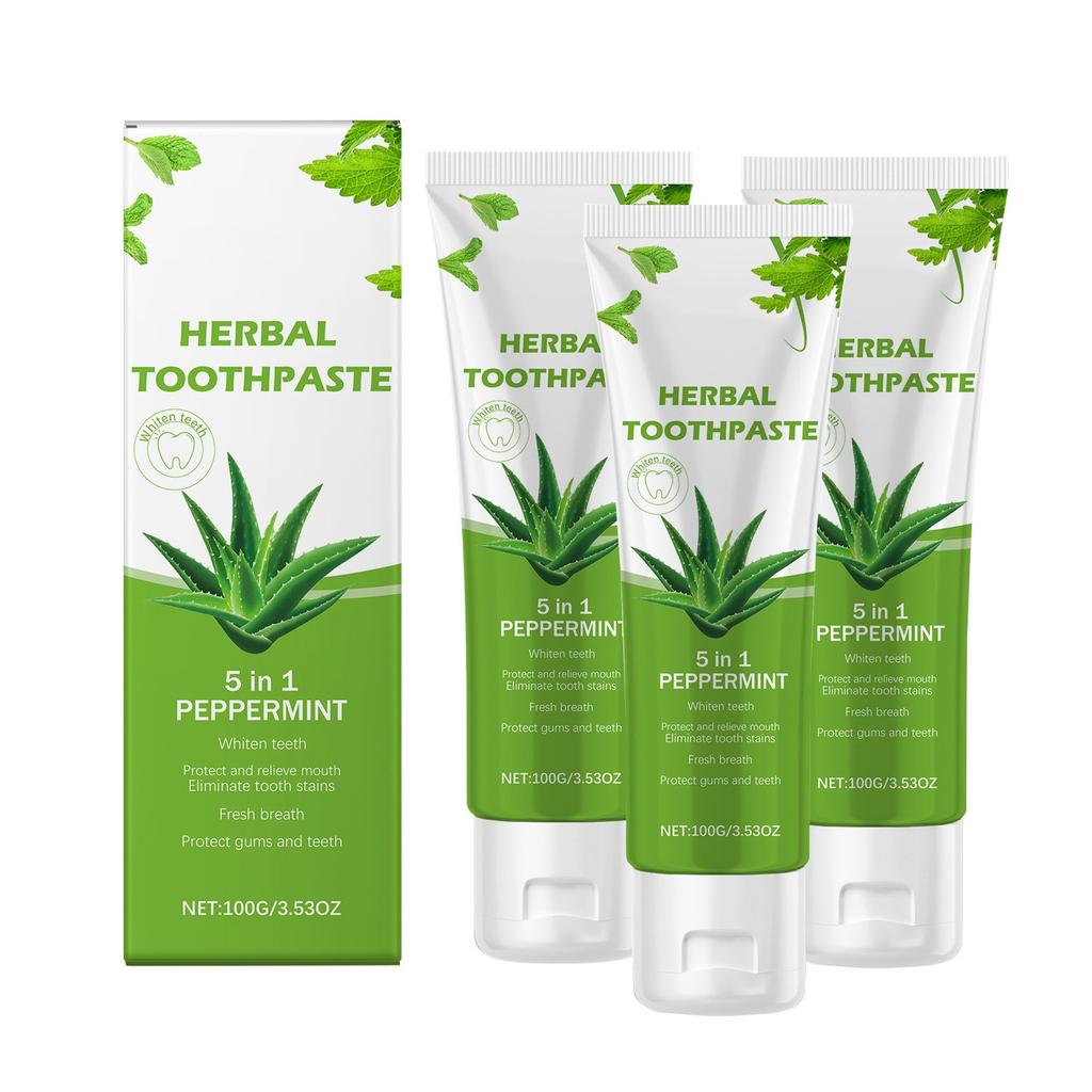 Очищающая зубная паста с алоэ нежно очищает зубы, устраняет запах, пятна, осветляет и украшает зубы