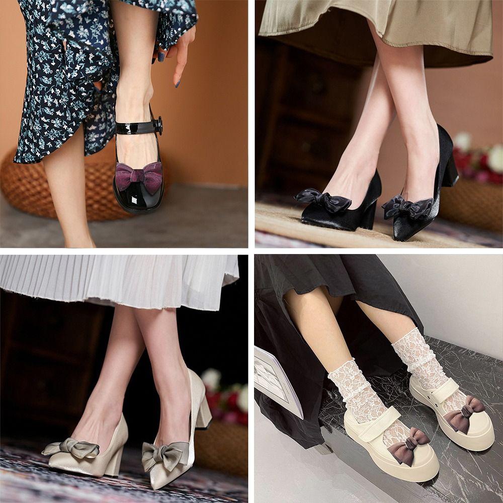 1 шт. фланелевая марля съемные блестящие зажимы бант лента украшения для обуви зажим подвеска пряжка