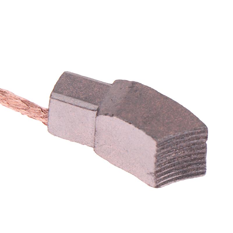 10 шт. Автомобильные щетки вентилятора двигателя угольные щетки автомобильные электронные вентиляторы двигатели постоянного тока 12 В 24 В 48 В постоянного тока