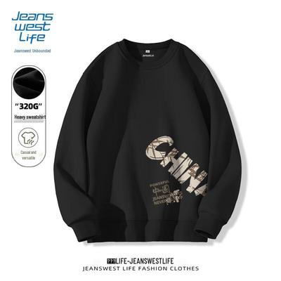 JEANSWEST LIFE Мужской пуловер-свитшот из плотного материала в китайском стиле
