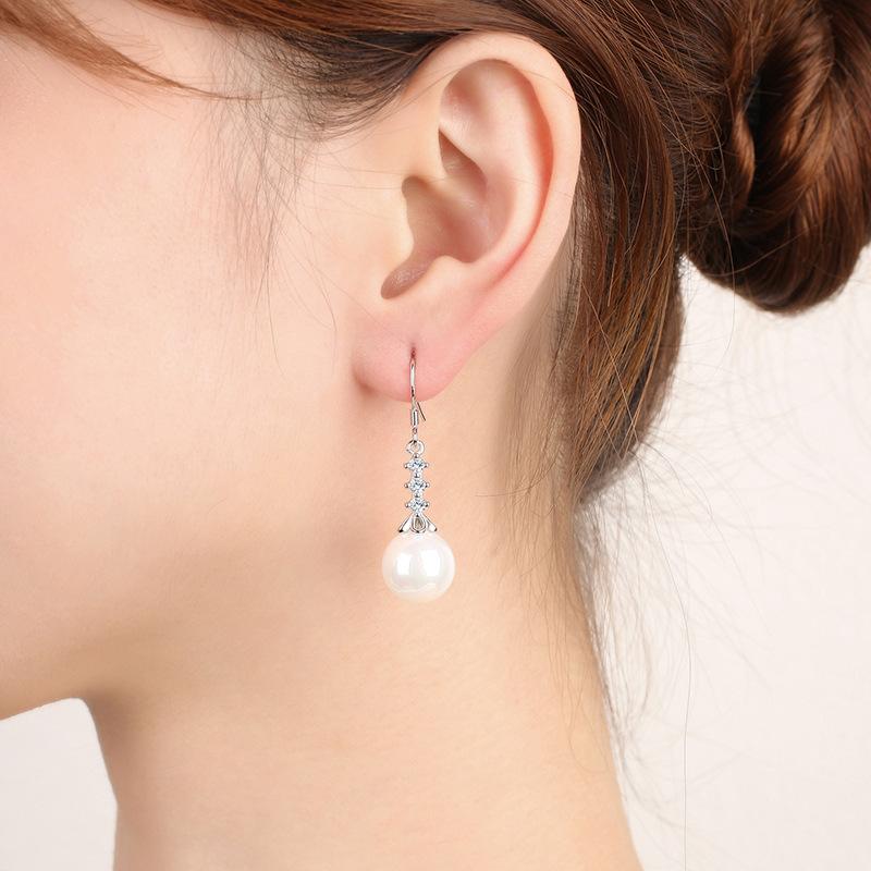 Серьги-капли Lindon из медного сплава с цирконом, серьги-капли для женщин, подарки на свадьбу