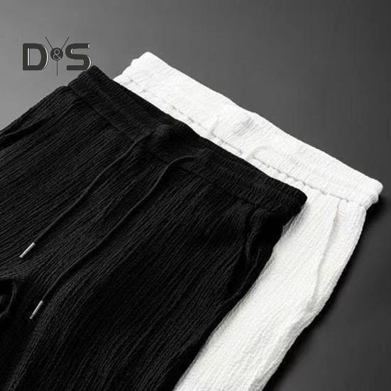 Мужской летний повседневный наряд из 2 шт./компл., футболка с короткими рукавами и эластичной резинкой на талии, комплект длинных брюк, комплект спортивной одежды, спортивный костюм для бега