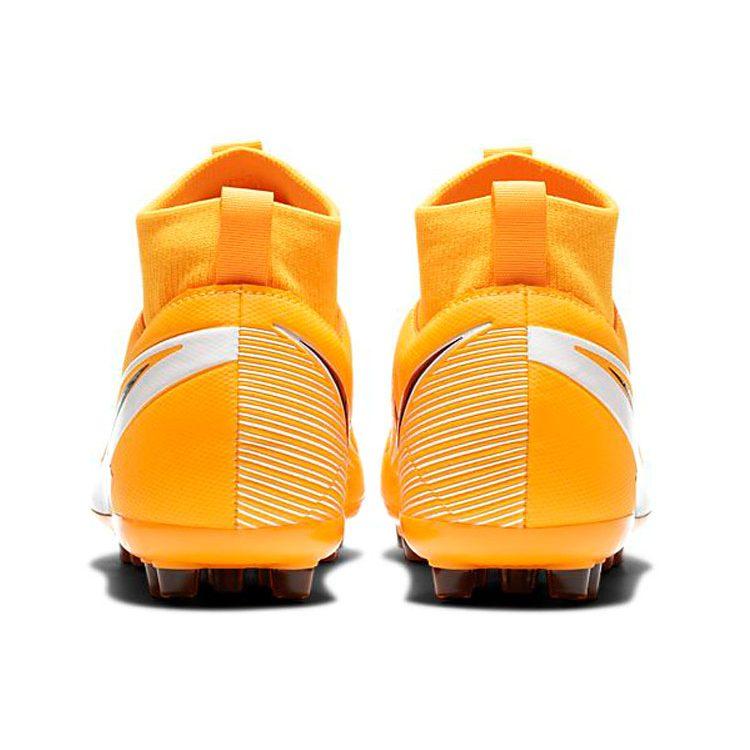 Nike Mercurial Superfly 7 Нескользящая амортизация Устойчивость к истиранию Средняя высота Детские футбольные бутсы Детские BQ5405-801