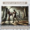 2D plane, 1 piece of Muay Thai gym background fabric, suitable for training, photography and birthday parties