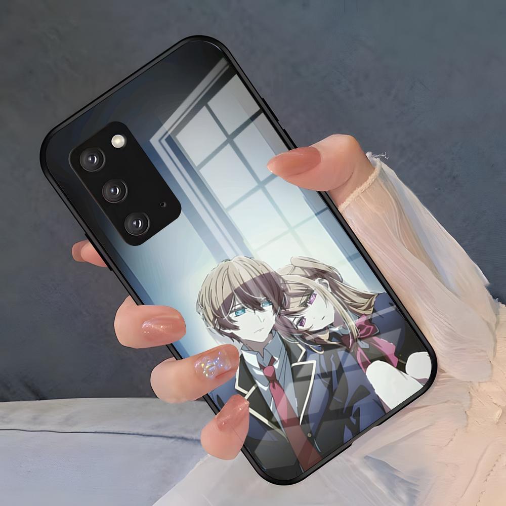 Чехол для телефона Oshi No Ko из аниме для Samsung S26 S25 Plus S20 S20 Plus S22 Ultra S23 FE S21 Plus S21 Ultra Стеклянная крышка