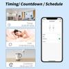 Tuya 16A 20A Eu Smart Socket Wifi Smart Plug с функцией мониторинга питания Функция синхронизации Голосовое управление Alexa Google Home Голосовое управление